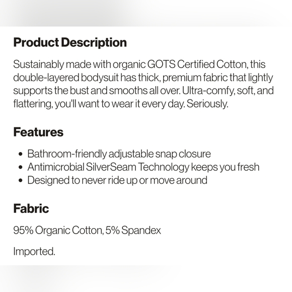 YITTY | Snug Cotton Short Sleeve Brief bodysuit Large - Picture 7 of 8